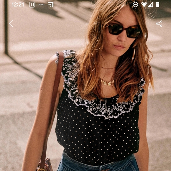 Sézane Rosa Blouse - Picture 1 of 5